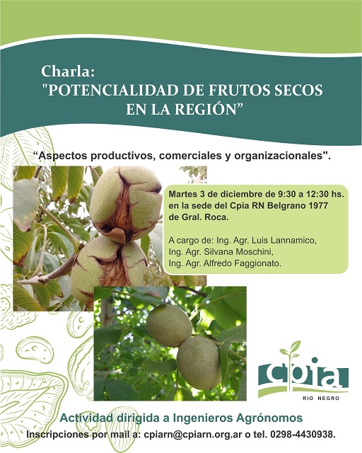 “Potencialidad de frutos secos en la región”