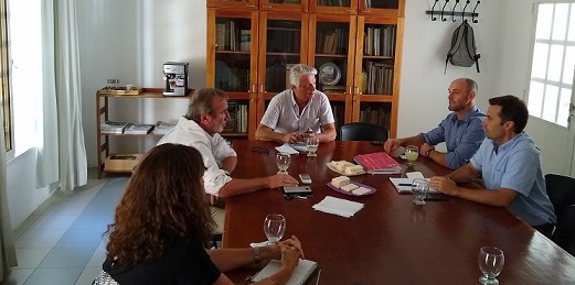 Reunión en Cpia RN con Subsecretario de Agricultura de Río Negro
