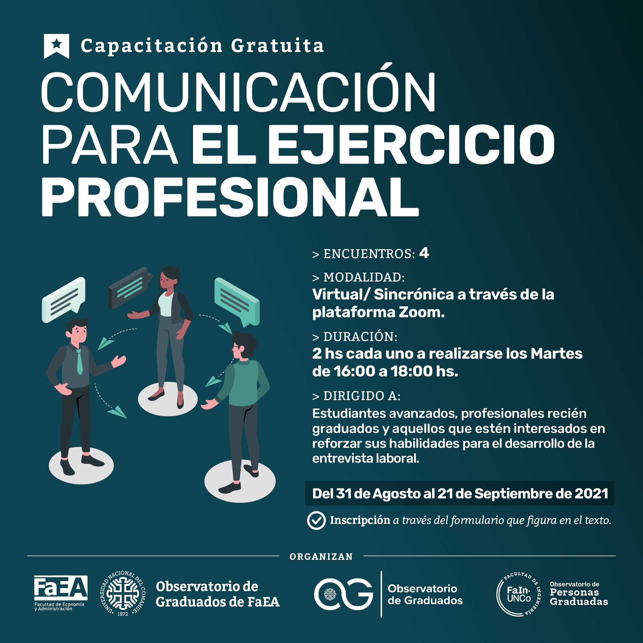 Curso sobre Comunicación para el Ejercicio Profesional