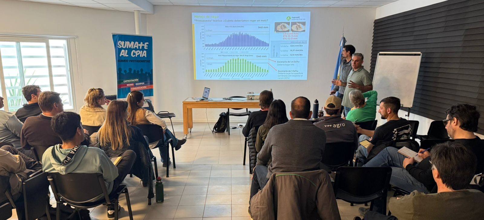 Se realizó una jornada de actualización y manejo del cultivo de maíz